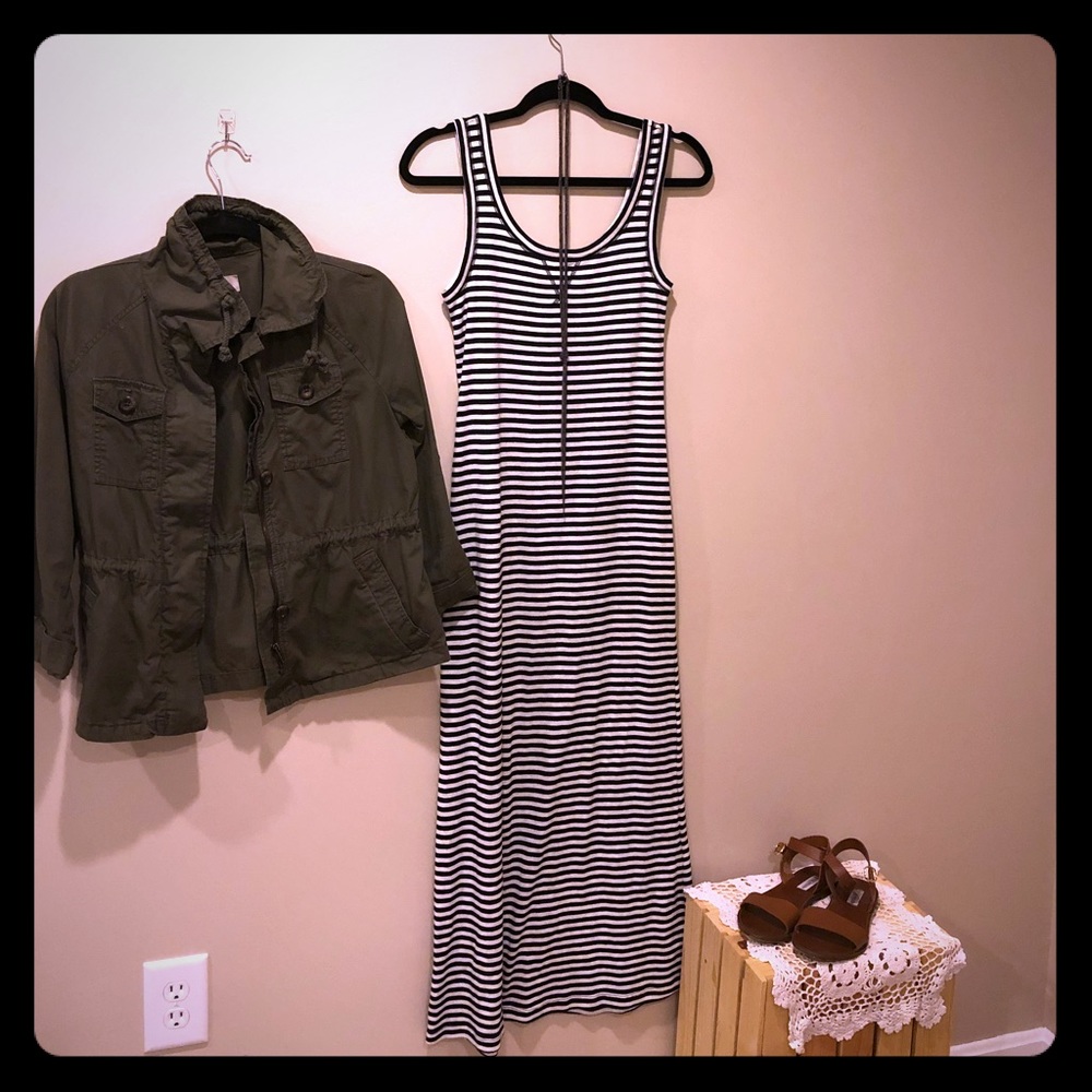 Striped Maxi Dress